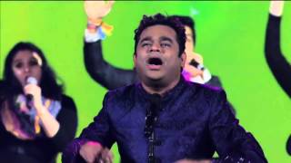 A R Rahman playing music Jai Ho song without instruments An unbelievable concert at CES 2016 [upl. by Henley]