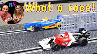 AFX Mega G F1 HO slot car Racing will my sister stay AFX F1 champion [upl. by Finn974]