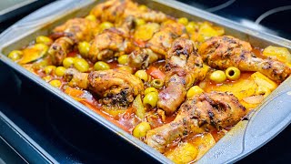 MA MEILLEURE MARINADE DE POULET AU FOUR POUR UN DÎNER COMPLET🧑🏻‍🍳🍗 Deli Cuisine [upl. by Ellenohs]