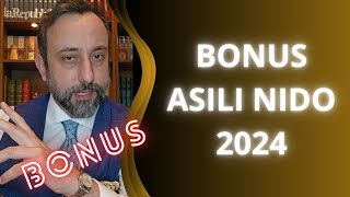 BONUS ASILO NIDO 2024 [upl. by Ahtel]