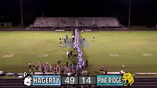 Hagerty VS Pine Ridge  High School Football [upl. by Dranel]