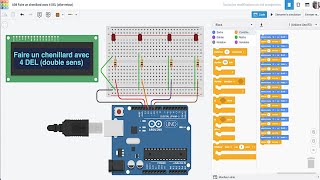 A08  Faire un chenillard à double sens avec Arduino [upl. by Aphrodite13]