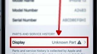 iPhone 13 13pro max display unknown part massage remove fix [upl. by Fitton]