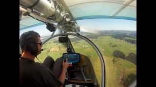 Landeanflug mit Ikarus C22 in FournetBlancheroche [upl. by Ammon]