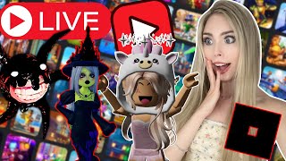 🔴LIVE LETS PLAY ROBLOX [upl. by Whit72]