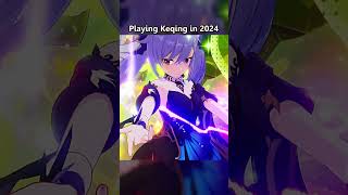 PLAYING KEQING IN 2024 genshinimpact [upl. by Yvor]