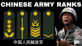 CHINESE ARMY RANKSPLAGF [upl. by Notsa128]