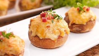 Champiñones Rellenos súper Deliciosos y muy Fáciles [upl. by Eidur673]