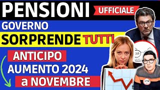 ✅ PENSIONI ➜ DOPPIO ANTICIPO RITIRO OTTOBRE  AUMENTO PER TUTTI NOVEMBRE 2023 CONGUAGLIO NADEF [upl. by Bliss]