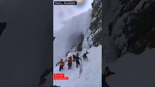 Climbers stranded on Everest cornice collapses  Everest Crevasse Fall amp Emergency Rescue  Day 10 [upl. by Ardnatal]