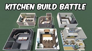 50k KITCHEN BUILD BATTLE IN BLOXBURG [upl. by Joelie515]