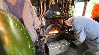 Flying Scotsman footplate ride [upl. by Nylirehc354]