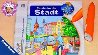 Tiptoi Buch Ravensburger Entdecke die Stadt Wieso Weshalb Warum [upl. by Sapowith]