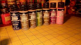 Requested Folkart Extreme GlitterMetallic Paint [upl. by Najram118]