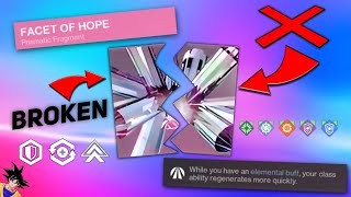 You Might Be Using This Fragment Wrong Facet Of Hope  Destiny 2 TFS [upl. by Nitnelav]