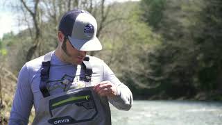 ORVIS  How To Use The Dropdown Feature Of The Ultralight Waders [upl. by Gnim]