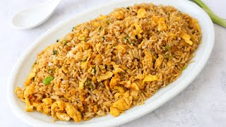 10min 6Ingredient Egg Fried Rice [upl. by Ttenrag]