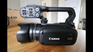 Canon XA10 Professional HD Camcorder Review [upl. by Rossi]