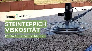 Steinteppich Bindemittel Viskosität bei Einfahrten [upl. by Retnuh917]