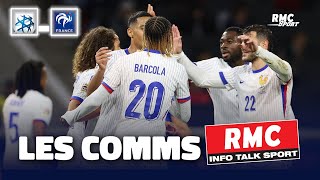 Israël 14 France  Les comms RMC du deuxième succès daffilée des Bleus en Ligue des nations [upl. by Selrahc289]