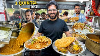 Delhi Street Food ka Highest Selling Lunch Combo  Street Food India [upl. by Hallett806]