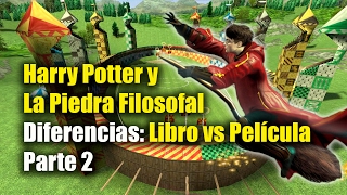 Harry Potter y la Piedra Filosofal Diferencias Libro vs Película Parte 2 [upl. by Oina]