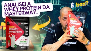 Whey concentrado da Masterway Testada em Laboratório É Boa [upl. by Ennaeirb]