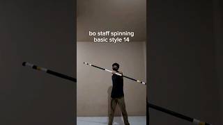 bo staff spinning basic style 14 [upl. by Nosemyaj]