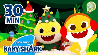 Favorite Christmas Songs with Baby Shark  Christmas Songs  Compilation  Baby Shark Official [upl. by Caton]