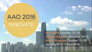 INNOVATE Master new techniques in Skills Transfer labs at AAO 2016 [upl. by Naira936]