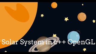 OpenGL C Solar System project [upl. by Aleck]