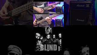 KORN  Blind  Guitar and Bass Cover  Short 1 [upl. by Izy]