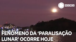 Fenômeno da Paralisação Lunar acontece hoje [upl. by Skillern]