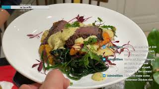 Cooking steak with béarnaise sauce and Pesto pasta Life in China [upl. by Ahsiaa]