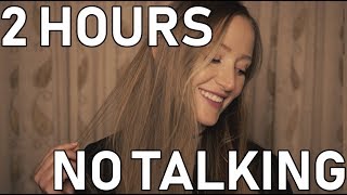 ASMR 2 Hours 🤐 NO Talking ASMR with Music [upl. by Rraval]