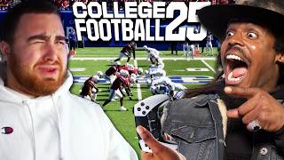 Cam Newton vs LosPollosTV got DISRESPECTFUL 50 POINT BLOWOUT  College Football 25 [upl. by Faro]