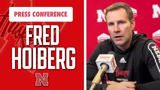 Fred Hoiberg previews Nebraska’s regular season finale at Michigan I Nebraska Basketball I GBR [upl. by Munafo]