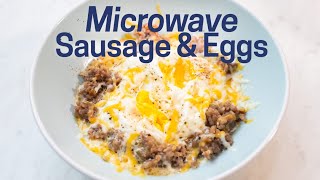 Microwave Sausage amp Egg Breakfast [upl. by Sousa]