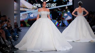 Sima Couture Bridal Spring 2025  Barcelona Bridal Fashion Week  4K [upl. by Turne]