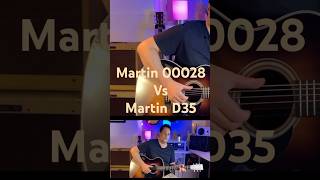 Martin 00028 vs Martin D35 antoineholler martinguitar acousticguitar [upl. by Meehar623]