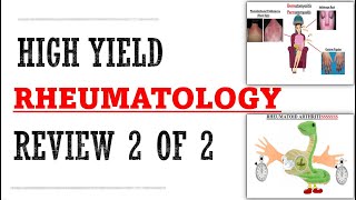 Rheumatology Part 2 of 2 Review  Mnemonics And Proven Ways To Memorize For Your Exams [upl. by Esidnac]