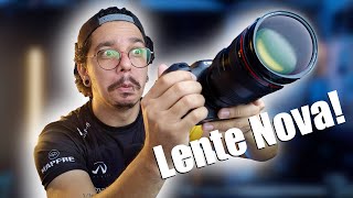 Lente Nova Chegou Adaptador Viltrox Vs Canon [upl. by Remas]