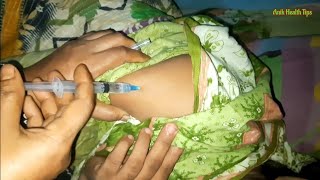 im arm injection pushIntramuscular Dexamethasone Injection Push 23 Ep33 Anik Health Tips [upl. by Refiffej]