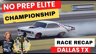 No Prep Elite FINAL Race Recap Dallas TX 102624 race racer racecar dragracing racing [upl. by Atlante]