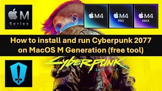 Cyberpunk 2077 on MacOS free tool Heroic  M series chips apple macbook pro [upl. by Pansie]