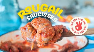 Rougail saucisse recette traditionnel 🇷🇪 [upl. by Araht]