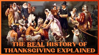 The History and Mythology of the quotFirst Thanksgivingquot [upl. by Ruttger]