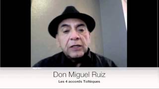 Entrevue avec Don Miguel Ruiz auteur des 4 accords Toltèques [upl. by Roxine481]