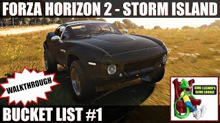 FORZA HORIZON 2 STORM ISLAND WALKTHROUGH Bucket List 1 [upl. by Etam]