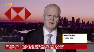 HSBC Has Good Capital Generation Prospects CEO Quinn Says [upl. by Anibur]